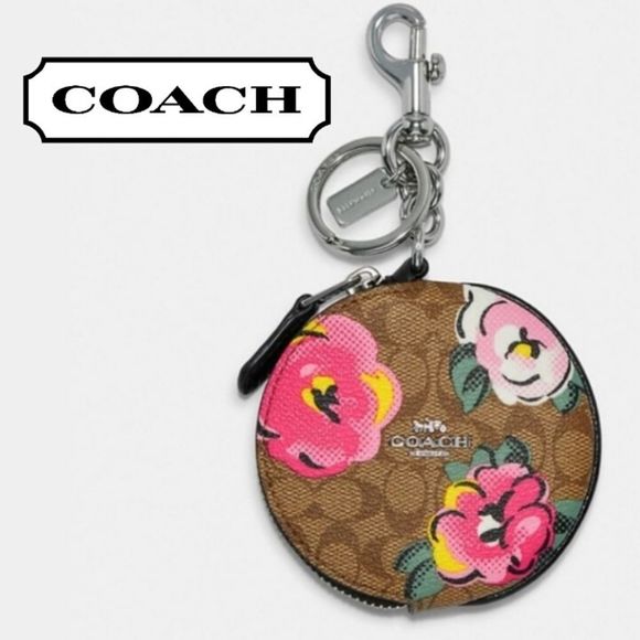Coach Handbags - Coach Vintage Rose Print Coin Purse